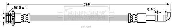 BORG & BECK Bremžu šļūtene BBH7659